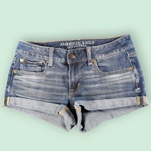 American Eagle Outfitters Jean Shortie Shorts